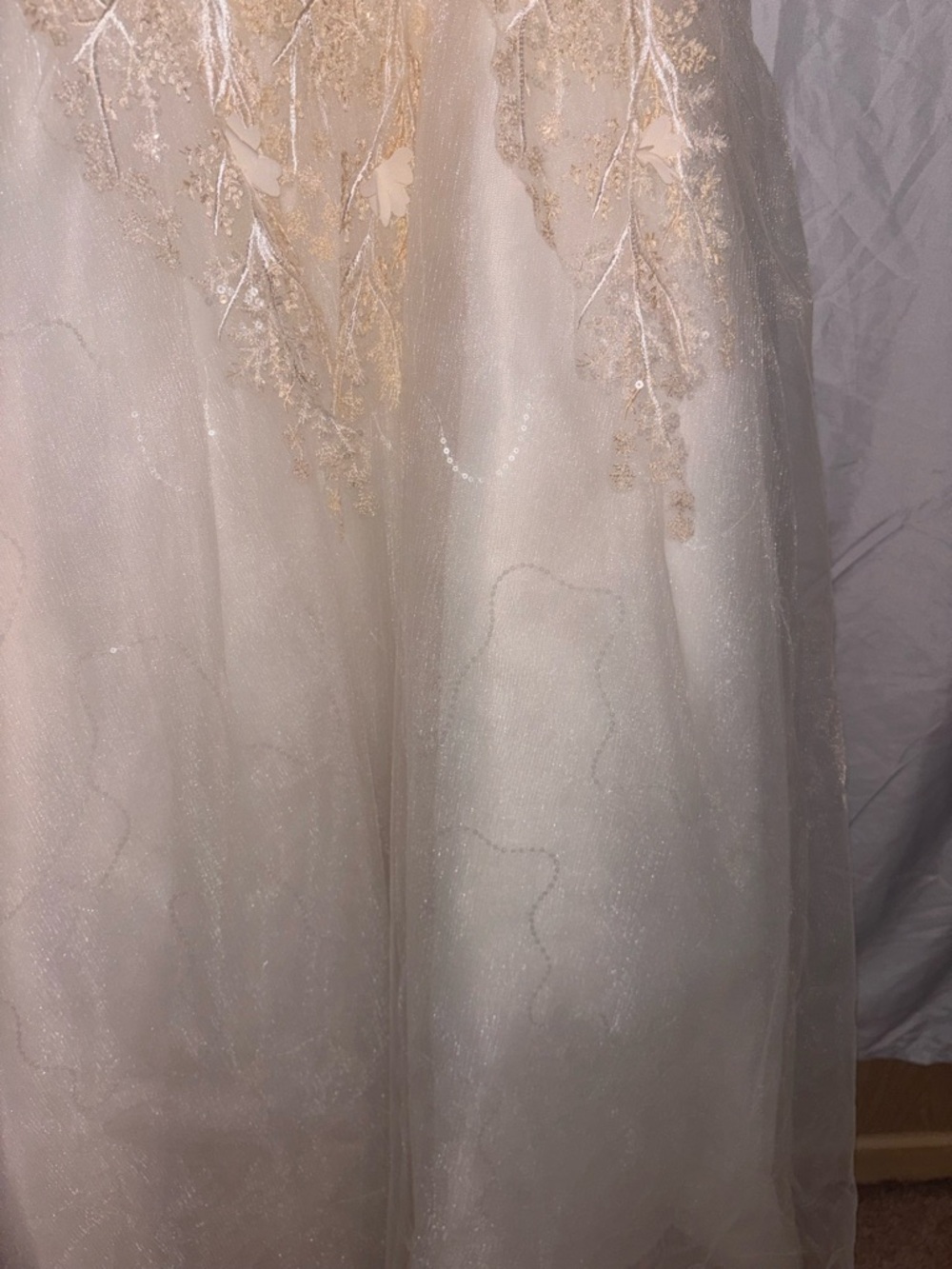 Wedding Dress With Floral Lace - Picture 9 of 10